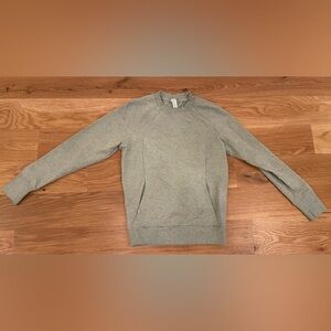 Lululemon heather light green sweatshirt
